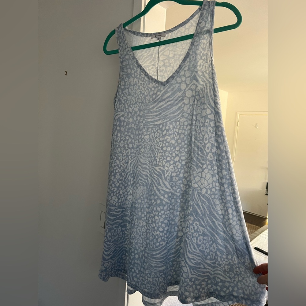 Z Supply animal print dress size L